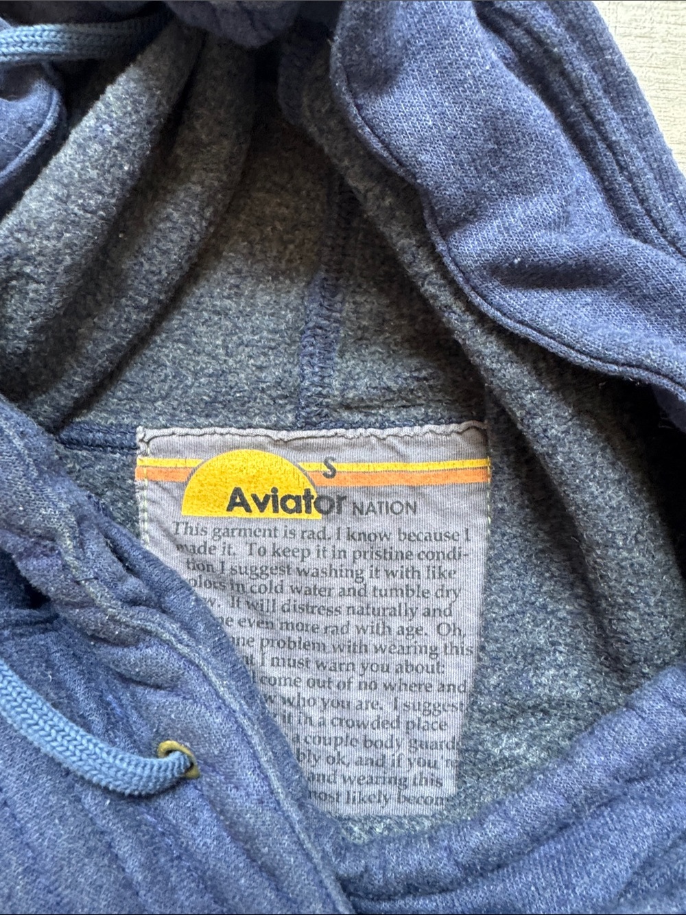 Navy Hooded Ninja aviator nation - Picture 2 of 2